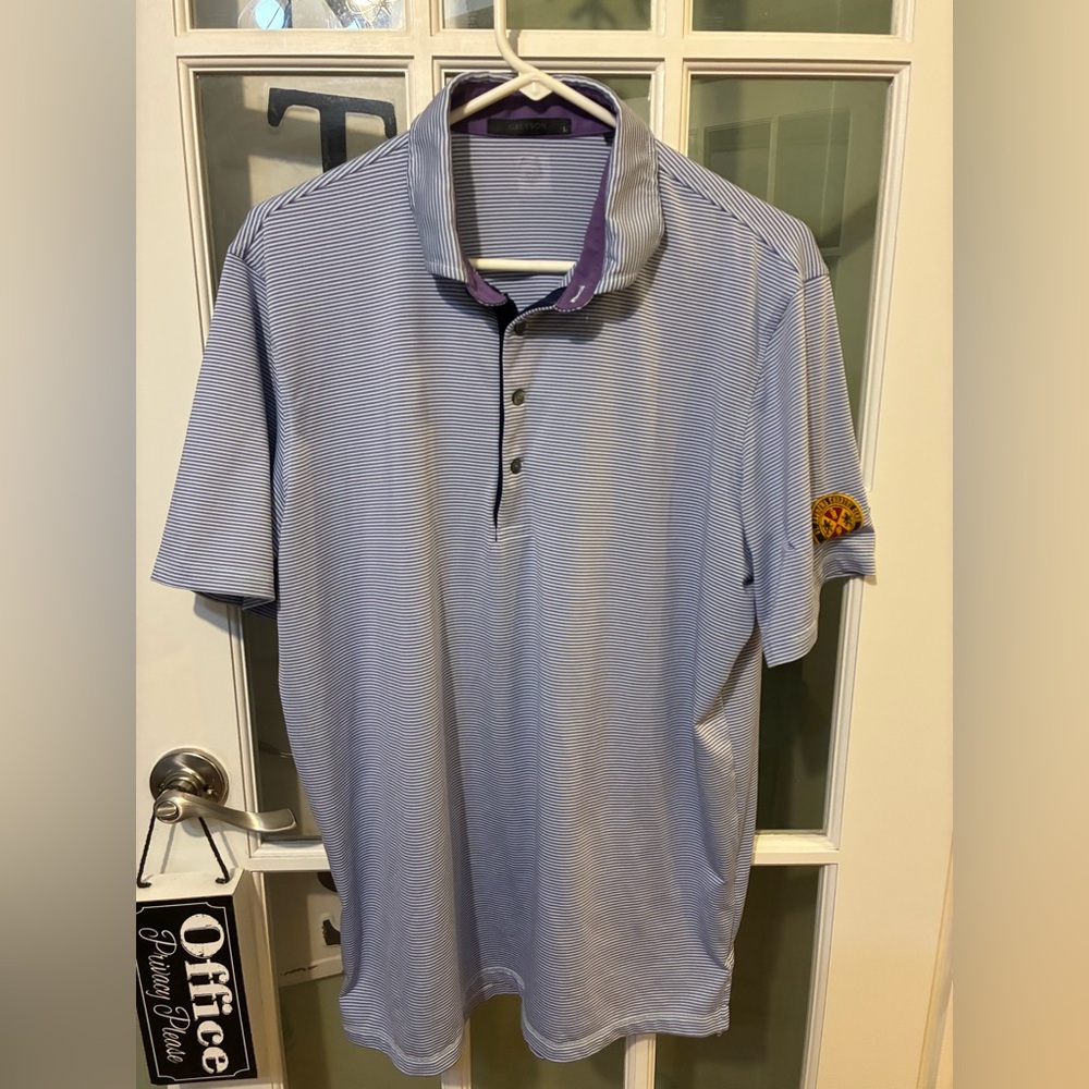Greyson Clothiers Performance Golf Polo Shirt St Andrews Country Club Stripe